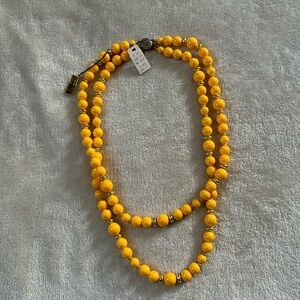 Vintage Mr Gus lucite long double tier necklace